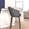 Flash Furniture 26" Gray LeatherSoft Counter Stool with Wood Legs AY-1928-26-GY-GG - alternate 2